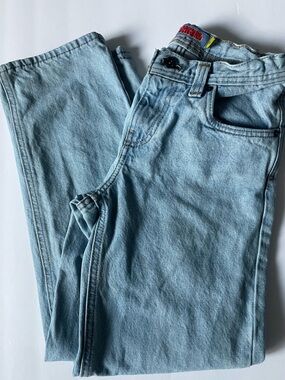 Empyre Kids Light Wash Baggy Jeans Y2K Skate Denim